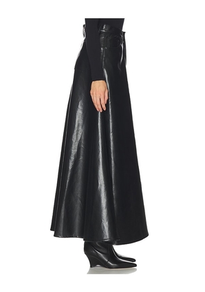 AGOLDE Odin Skirt in Black. Size 24. Also in 25, 26, 27.