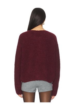 American Vintage Zolly Cardigan in Burgundy. Size XS/S. Also in M/L.