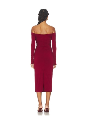 ASTR the Label Lovinia Dress in Wine. Size S. Also in L, XL, XS.