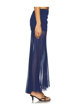 Amanda Uprichard Leo Skirt in Navy. Size M. Also in L, S, XL, XS.