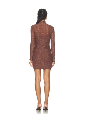 ASTR the Label Kourtney Dress in Brown. Size M. Also in L, S, XS.