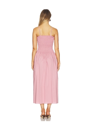 FAITHFULL Araceli Maxi Dress in Pink. Size L. Also in S, XS, M, XL.