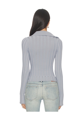 ALL THE WAYS Azarliah Sweater Top in Grey. Size M. Also in XS, S, L.
