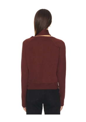 ASTR the Label Silvana Sweater in Burgundy. Size M. Also in L, S, XS.