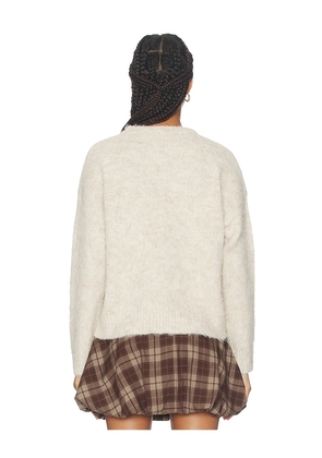 ASTR the Label Selbie Sweater in Cream. Size M. Also in L, S, XL, XS.