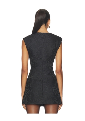 Amanda Uprichard Cara Top in Black. Size M. Also in L, S, XL, XS.