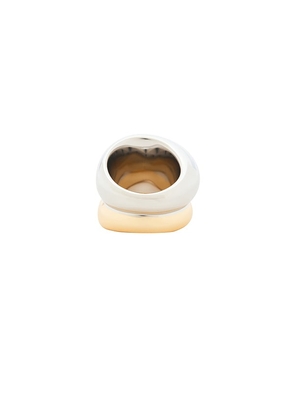 Jennifer Fisher Chavez Band Ring in Metallic Gold,Metallic Silver. Size 6. Also in 5, 7.