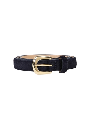 B-Low the Belt Kennedy Mini Calf Hair Belt in Navy. Size M. Also in S, L.