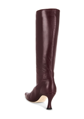BY FAR Stevie 42 Boot in Burgundy. Size 37. Also in 38.