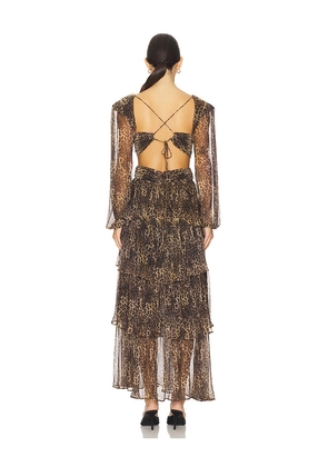 ASTR the Label Anora Dress in Brown. Size M. Also in S, XS.