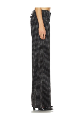 Alice + Olivia Olivia Wide Leg Flare Pant in Black. Size 10. Also in 8.