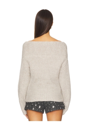 ASTR the Label Franisbel Sweater in Taupe. Size M. Also in L, XS.