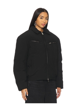 Alexander Wang Moto Puffer Jacket in Black. Size S. Also in M.