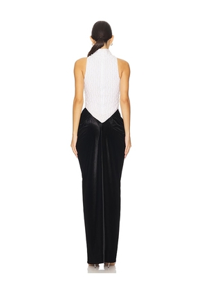 DELFI Hepburn Maxi Dress in Black & White. Size S. Also in M.