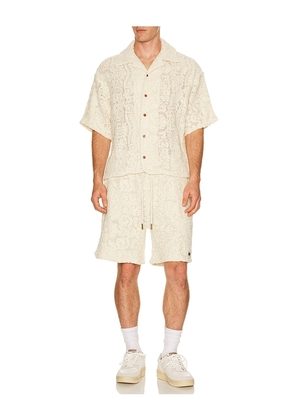 Honor The Gift Mind Maze Short in White. Size L. Also in S.