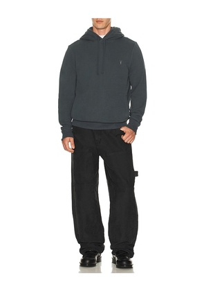 ALLSAINTS Raven Oth Hoodie in Blue. Size M. Also in S.