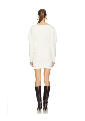 Camila Coelho Jacqelin Mini Dress in Ivory. Size M. Also in S, L, XL.