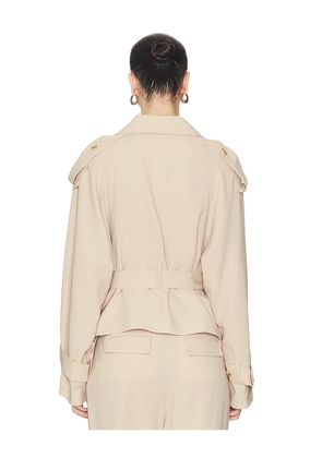 Aya Muse Soli Jacket in Beige. Size M. Also in L.