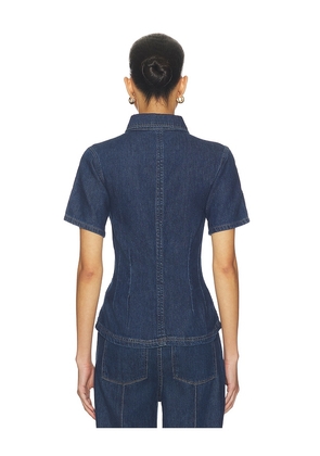 DL1961 Joice Aura Denim Shirt in Blue. Size M. Also in XS.