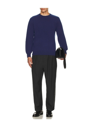 Beams Plus Crew 9G Sweater in Blue. Size M. Also in L.