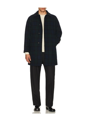 Beams Plus Bal Collar Coat Harris Tweed in Black. Size L. Also in M, XL.