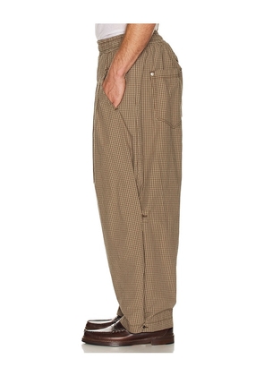 Art Community Japanese Triptych Track Pant in Taupe. Size M. Also in L.