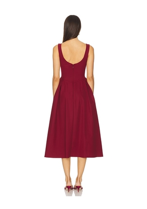 ALL THE WAYS Julie Maxi Dress in Burgundy. Size M. Also in XXS, XS, S.