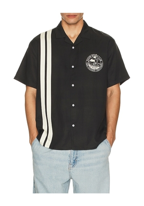 Duvin Design Souvenir Buttonup Shirt in Black. Size M. Also in S, L.