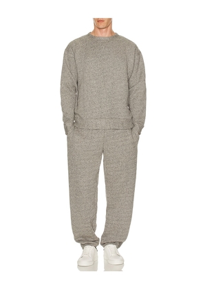 Asher Kane Crewneck Sweater in Grey. Size M. Also in S, XL/1X.