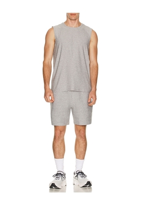 Beyond Yoga Featherweight Free Flo Muscle Tank in Grey. Size S. Also in M, L, XL/1X, XXL/2X.