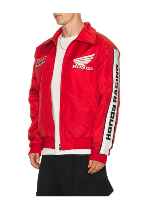 CPTN Apparel Crew Chief Jacket in Red. Size M. Also in L, S, XL/1X.
