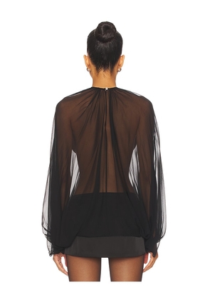 BUCI Cafe Blouse in Black. Size XS/S. Also in M/L.