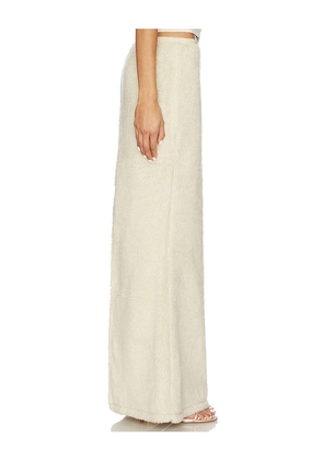 BUCI Birch Maxi Skirt in White. Size M. Also in L, S, XL, XS.