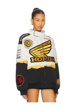 CPTN Apparel Colosseum Jacket in White. Size M. Also in XL/1X.