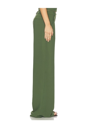 Amanda Uprichard x REVOLVE Saddler Pants in Green. Size M. Also in L, XL.
