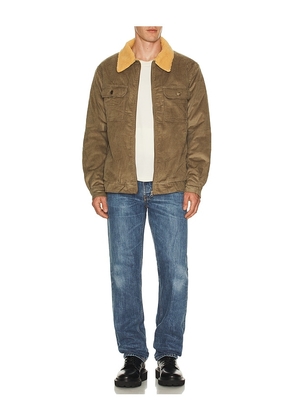 Critical Slide Coastal Cord Jacket in Taupe. Size M. Also in L.