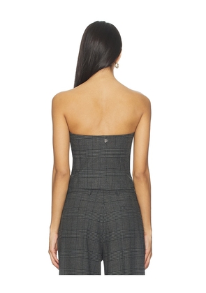 Aniye By Daliah Corset Top in Grey. Size M. Also in XS, S.