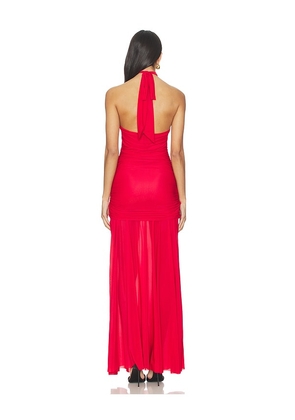 Aniye By Scandal Scarf Dress in Red. Size S. Also in XXS, XS, L.
