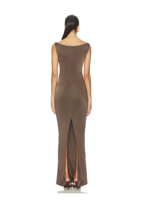BUCI Heron Dress in Brown. Size M. Also in XS, S, L, XL.