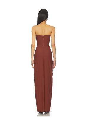 Deme by Gabriella Pearl Dress in Cognac. Size S. Also in M, XL.