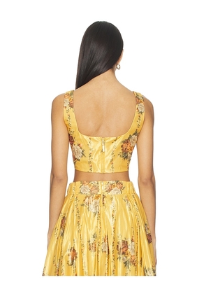 Agua by Agua Bendita Amanda Top in Yellow. Size L. Also in XL.