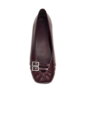 ALOHAS Cendana Ballet Flat in Burgundy. Size 37. Also in 39.