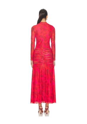 Bardot Lea Floral Mesh Dress in Pink. Size S. Also in XS.