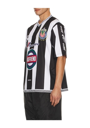 Badfriend Badfriend Soccer Jersey in Black. Size M. Also in S, L.