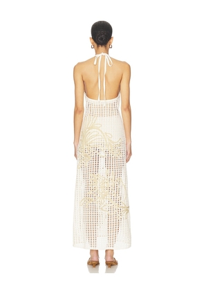 Agua Bendita x REVOLVE Mabi Dress in Ivory. Size S. Also in M, L, XL.