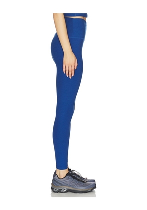 Beyond Yoga Spacedye At Your Leisure High Waisted Midi Legging in Royal. Size M. Also in XL, XS.