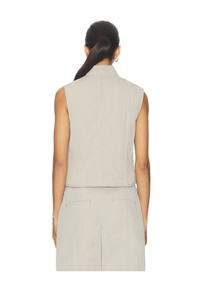BY.DYLN Tasha Vest in Grey. Size M. Also in L, S.