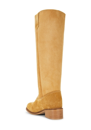 Dico Copenhagen Ann Shearling Gaucho Boot in Tan. Size 37. Also in 36, 38, 39, 40, 41.