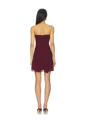 ASTR the Label Salena Dress in Wine. Size M. Also in L, S, XS.