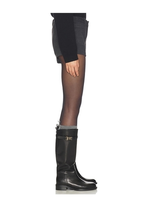 Elodie the Label Thesis Shorts in Charcoal. Size M. Also in S, L.